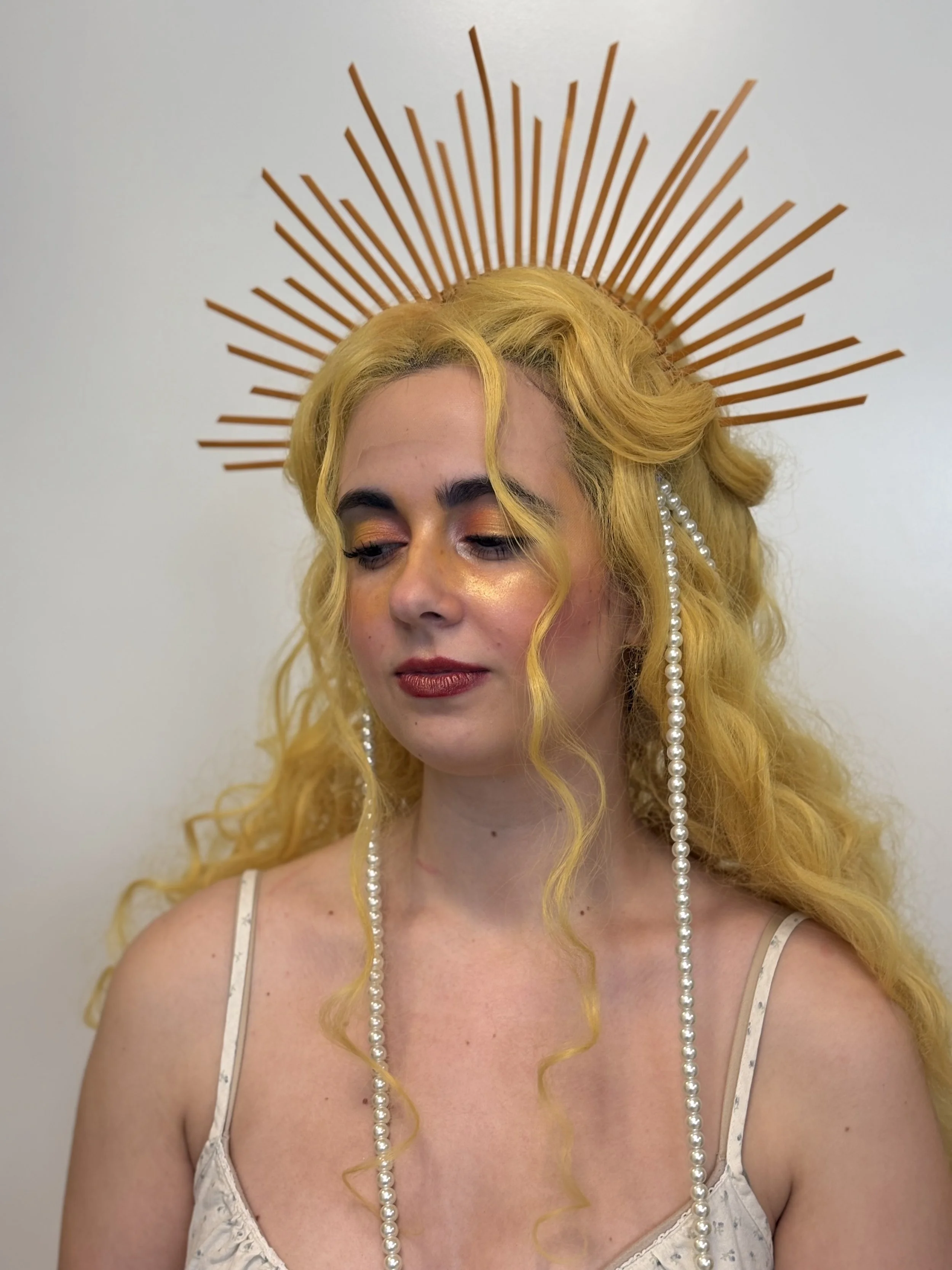 Custom Built Wig With Hand Tied Front: Design by Finty Critchley