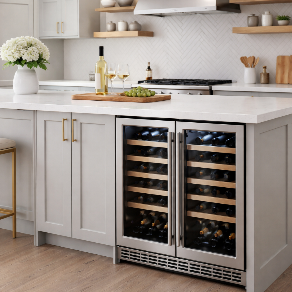 Where to Put a Wine Fridge in Your Kitchen (Built-In, Freestanding, and Small Spaces)