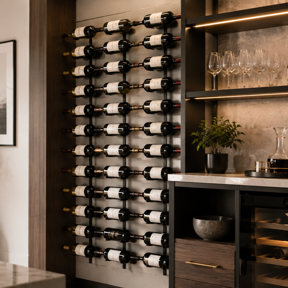 Modern Wine Wall Ideas for Small Homes