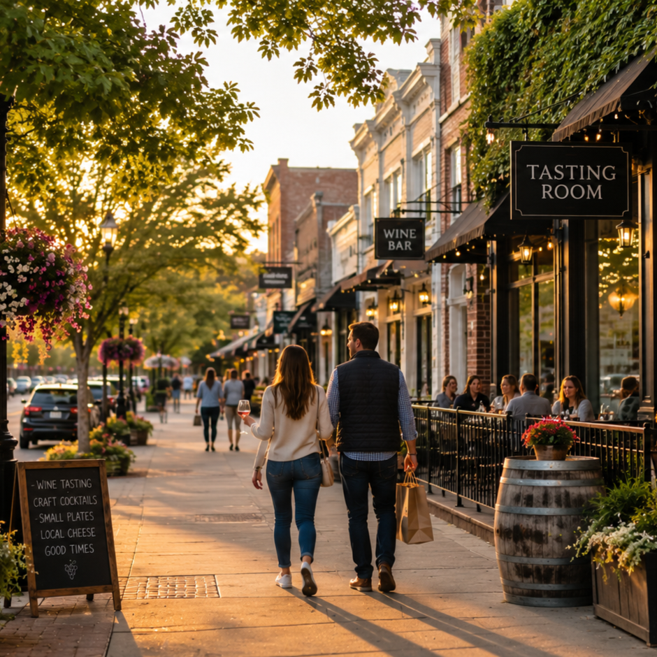 The Best Walkable Wine Towns in America for a Flexible Weekend Getaway