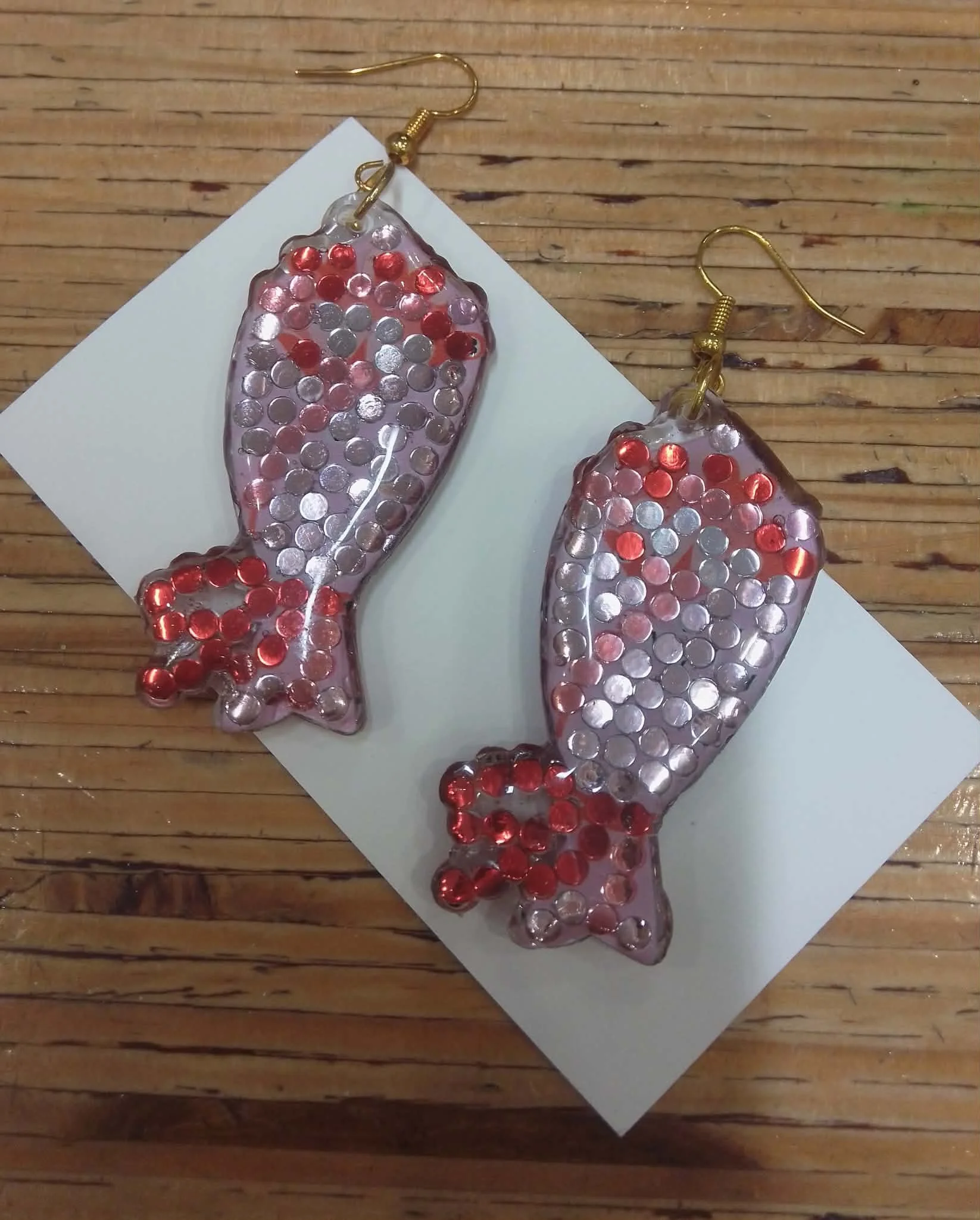 No. 96 - Bouquet Diamond Art Earrings