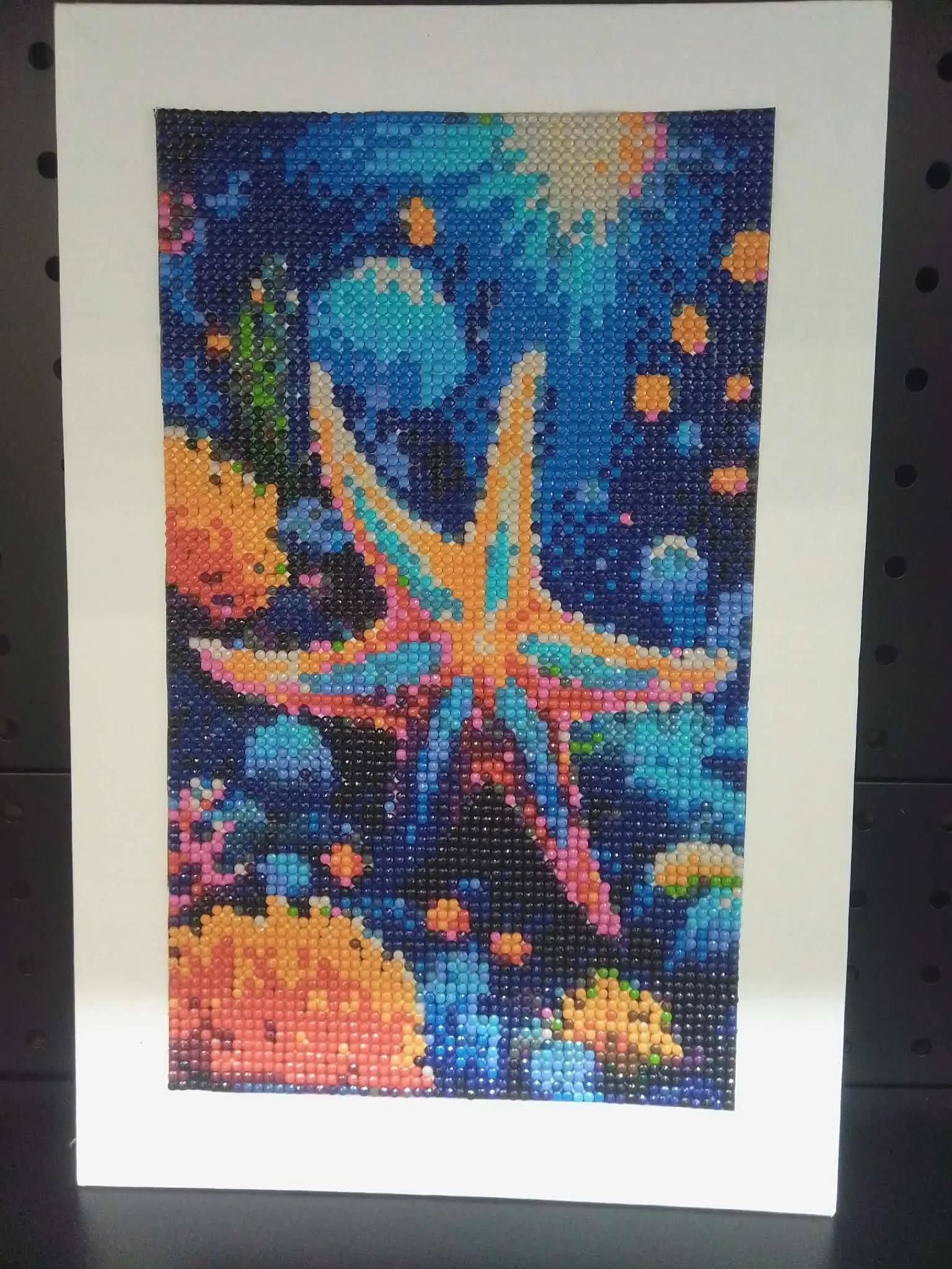 No. 111 - Starfish Diamond Art On Flat Canvas