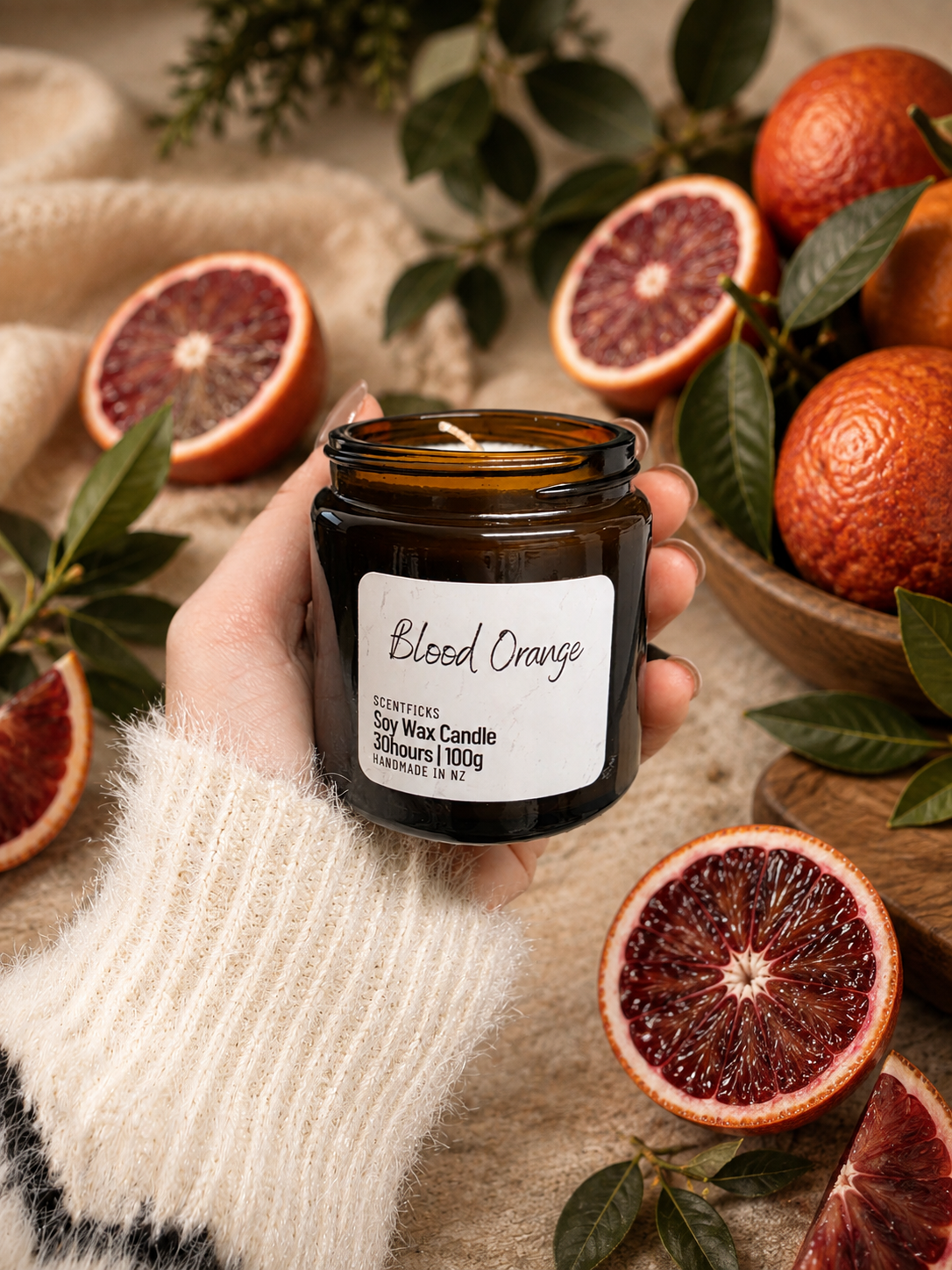 Soy Candle Blood Orange 100g