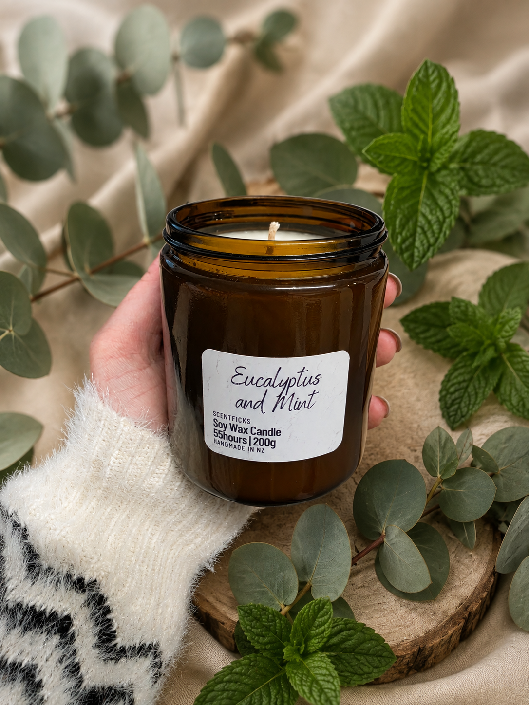 Soy Candle Eucalyptus & Mint 200g