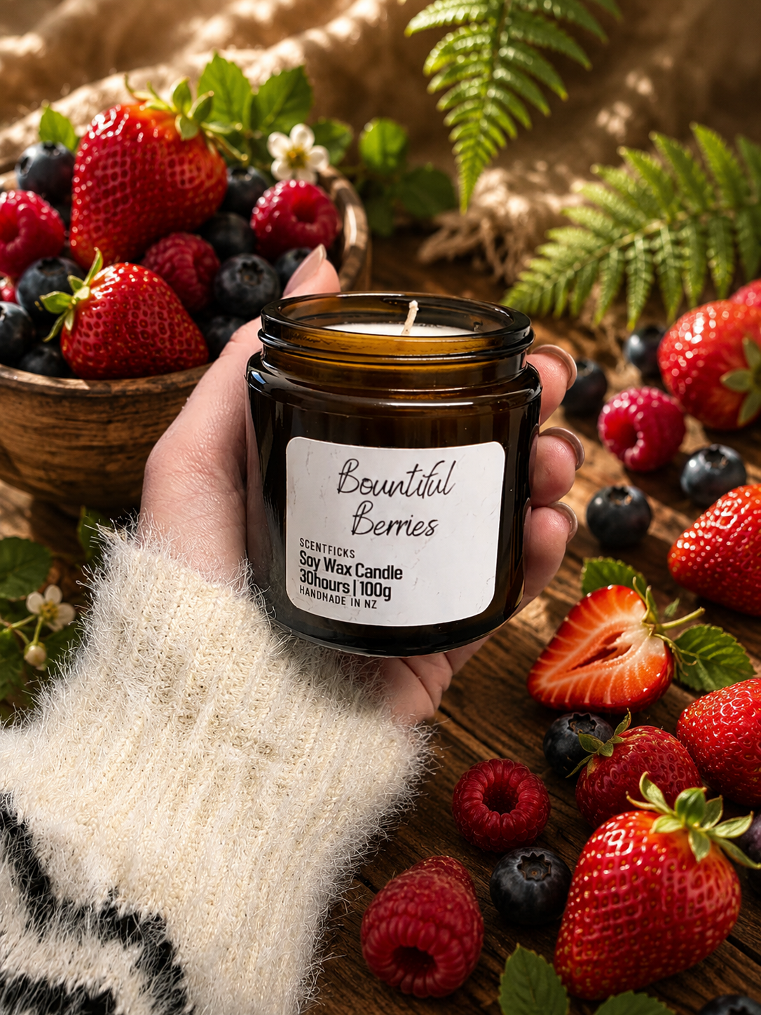 Soy Candle Bountiful Berries 100g