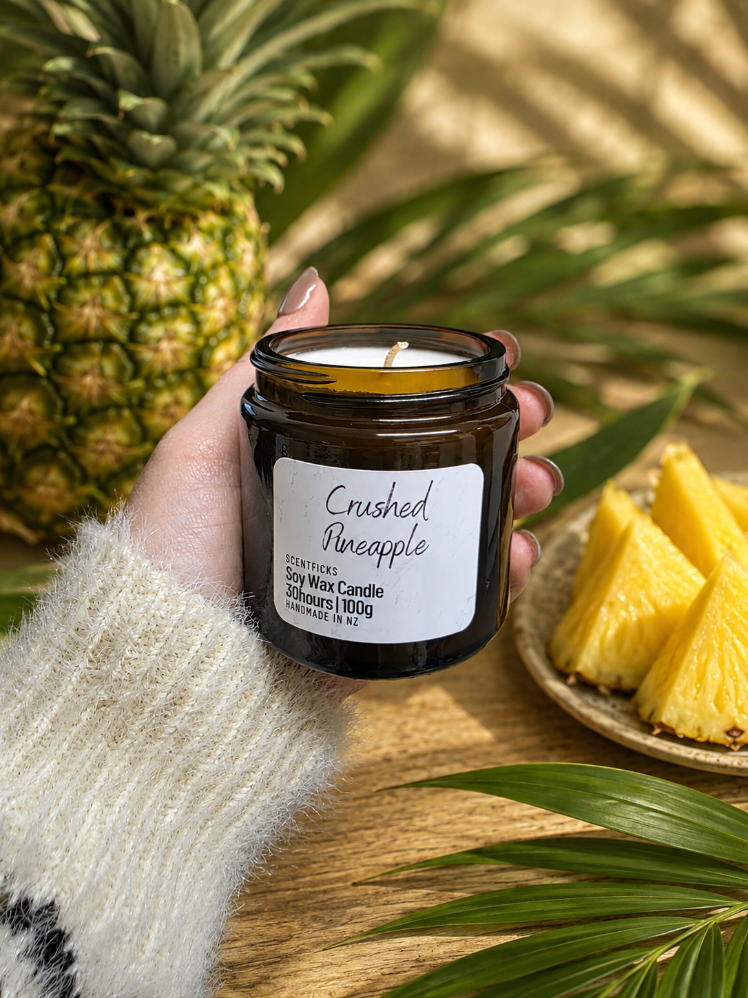 Soy Candle Crushed Pineapple 100g