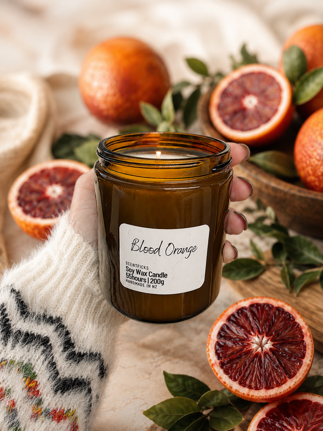 Soy Candle Blood Orange 200g