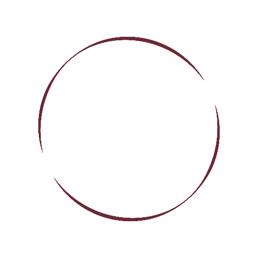 An illustration of an atom with a nucleus and surrounding electrons.