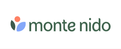 Monte Nido logo with stylized leaf and flower graphic