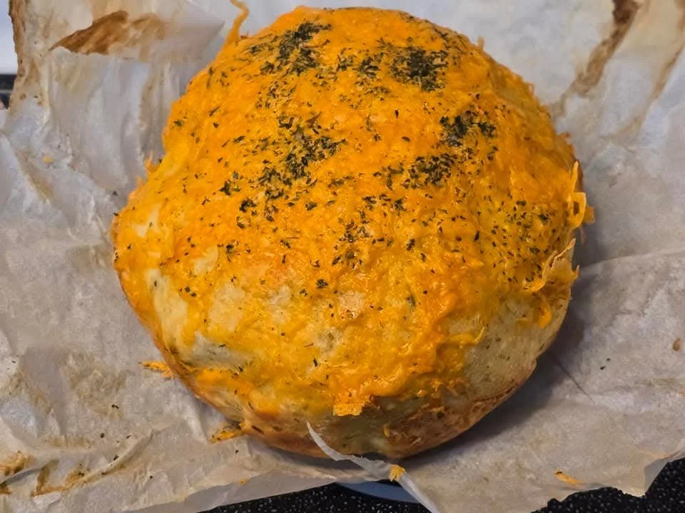 Garlic Oregano Cheddar Bread