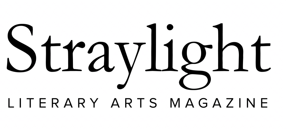The cover of Straylight Literary Arts Magazine featuring the magazine's name in large black letters and subtitle in smaller text.