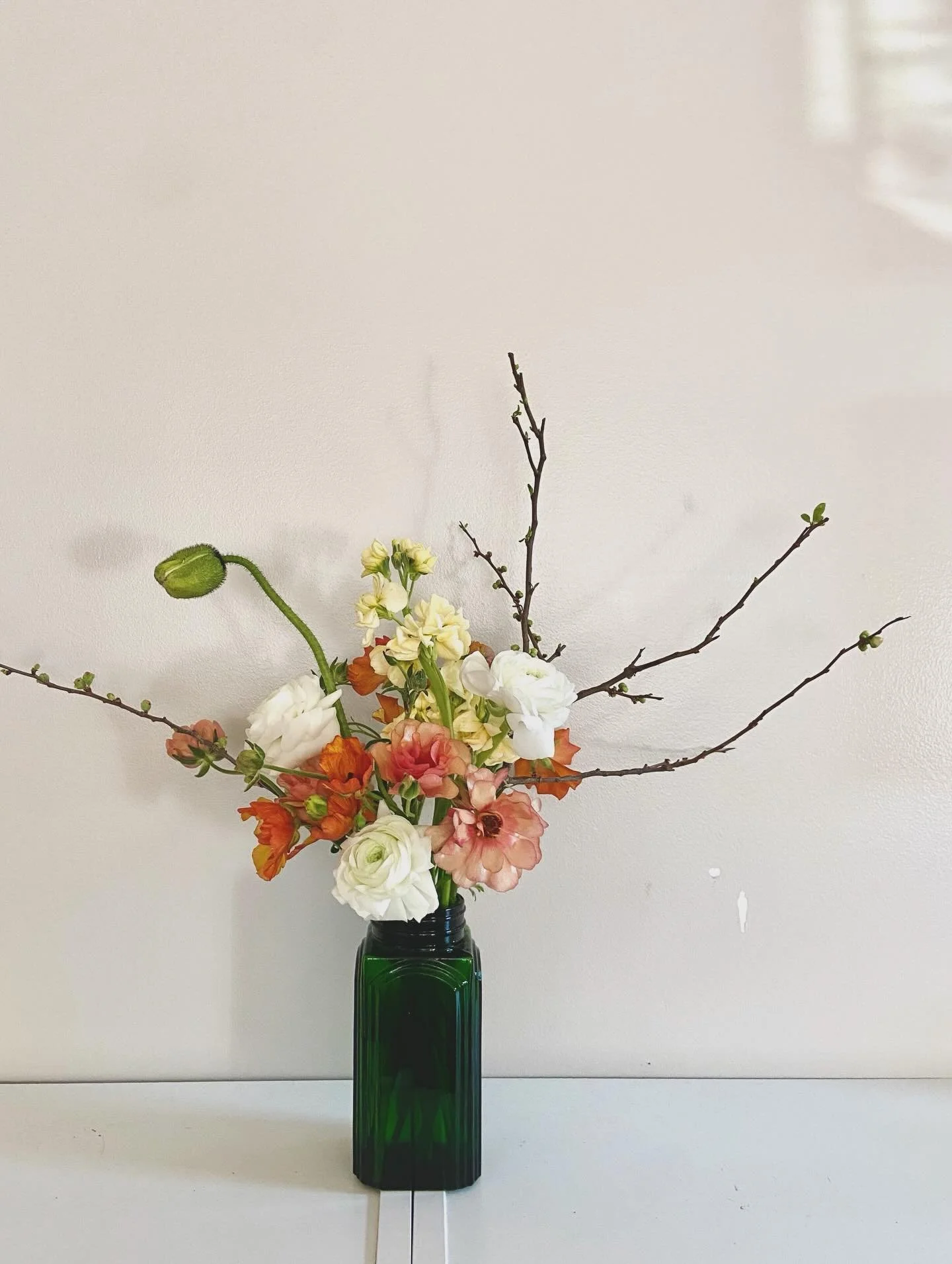 Just a little Saturday arranging while we wait for spring!