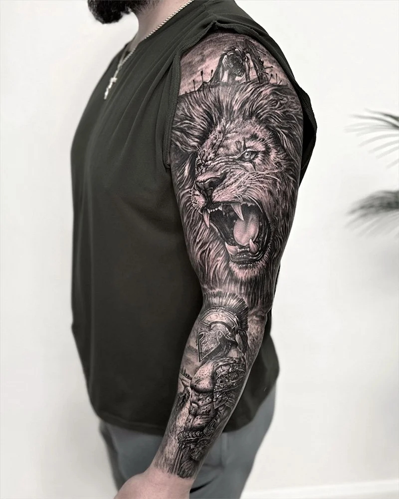 Robin Spitschan Black and Gray Tattoo Artist Raleigh North Carolina