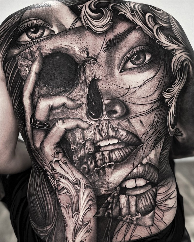Robin Spitschan Black and Gray Tattoo Artist Raleigh North Carolina