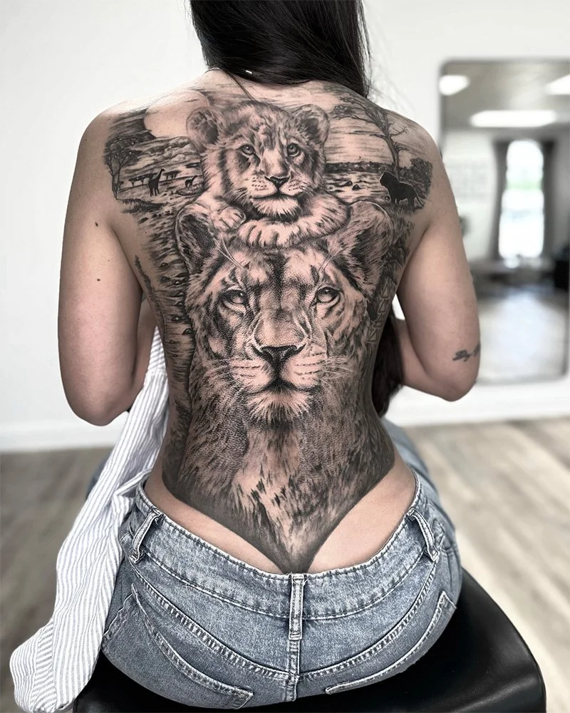 Robin Spitschan Black and Gray Tattoo Artist Raleigh North Carolina