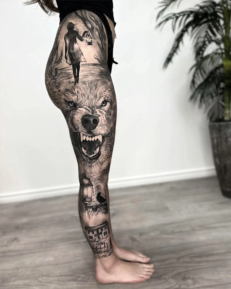 Robin Spitschan Black and Gray Tattoo Artist Raleigh North Carolina