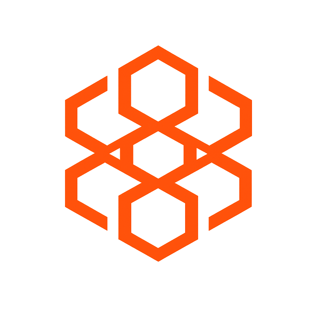 SiftCore™ hexagonal design icon.