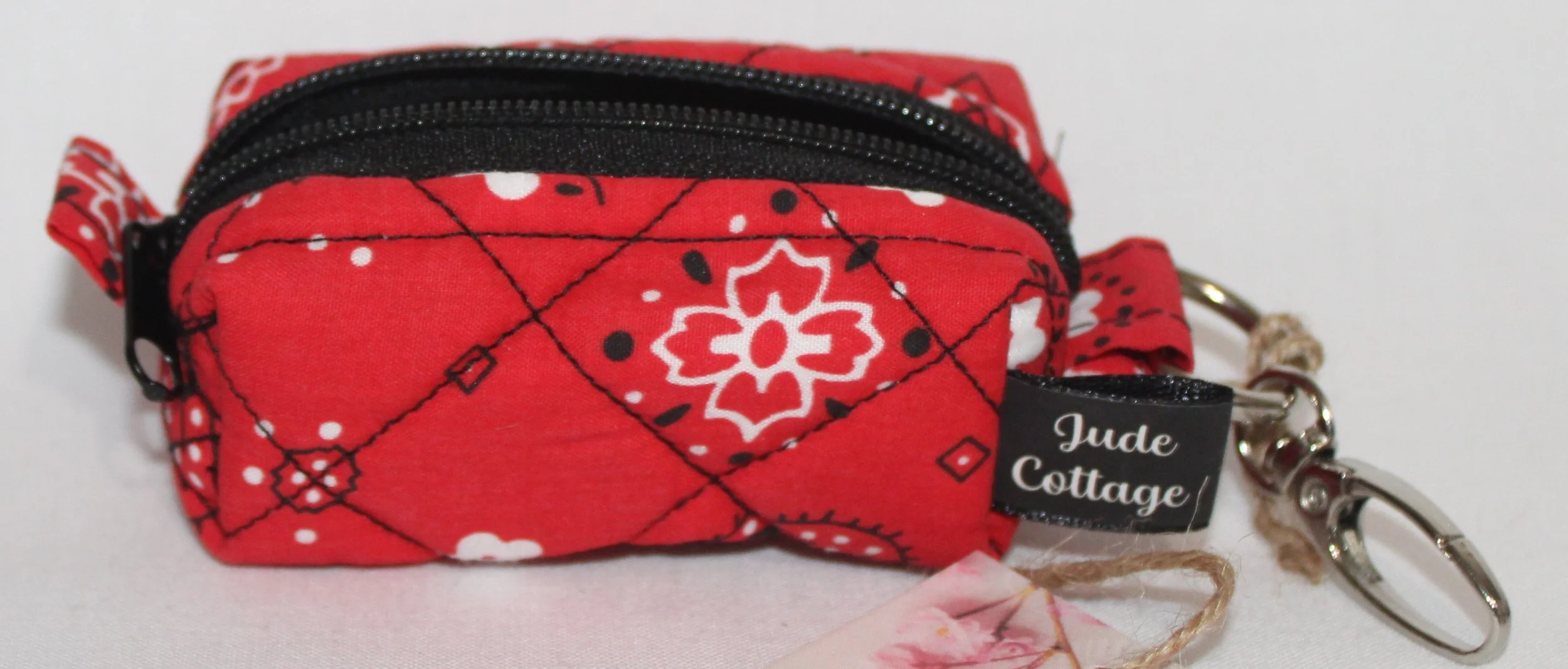 Red Bandana Bag Charm