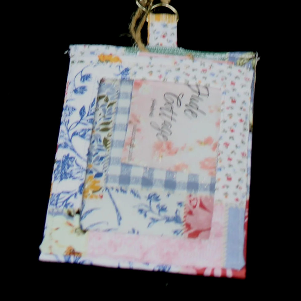 Serenity Scrunch Lanyard with Badge Holder