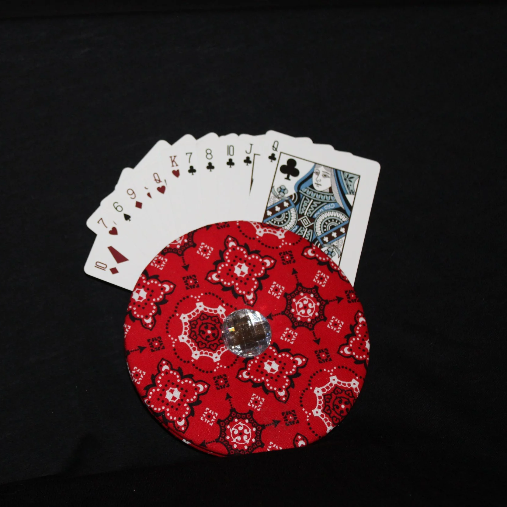 Red Diamond Card Holder