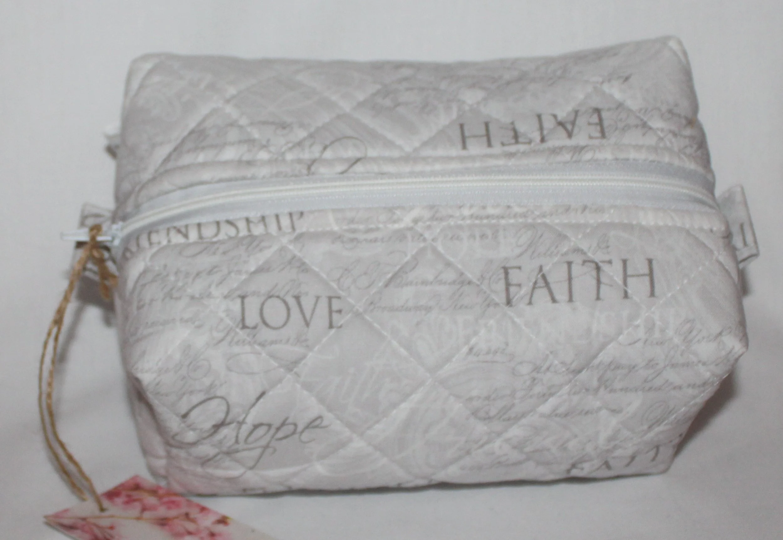 Faith Hope Love Small Travel Pouch