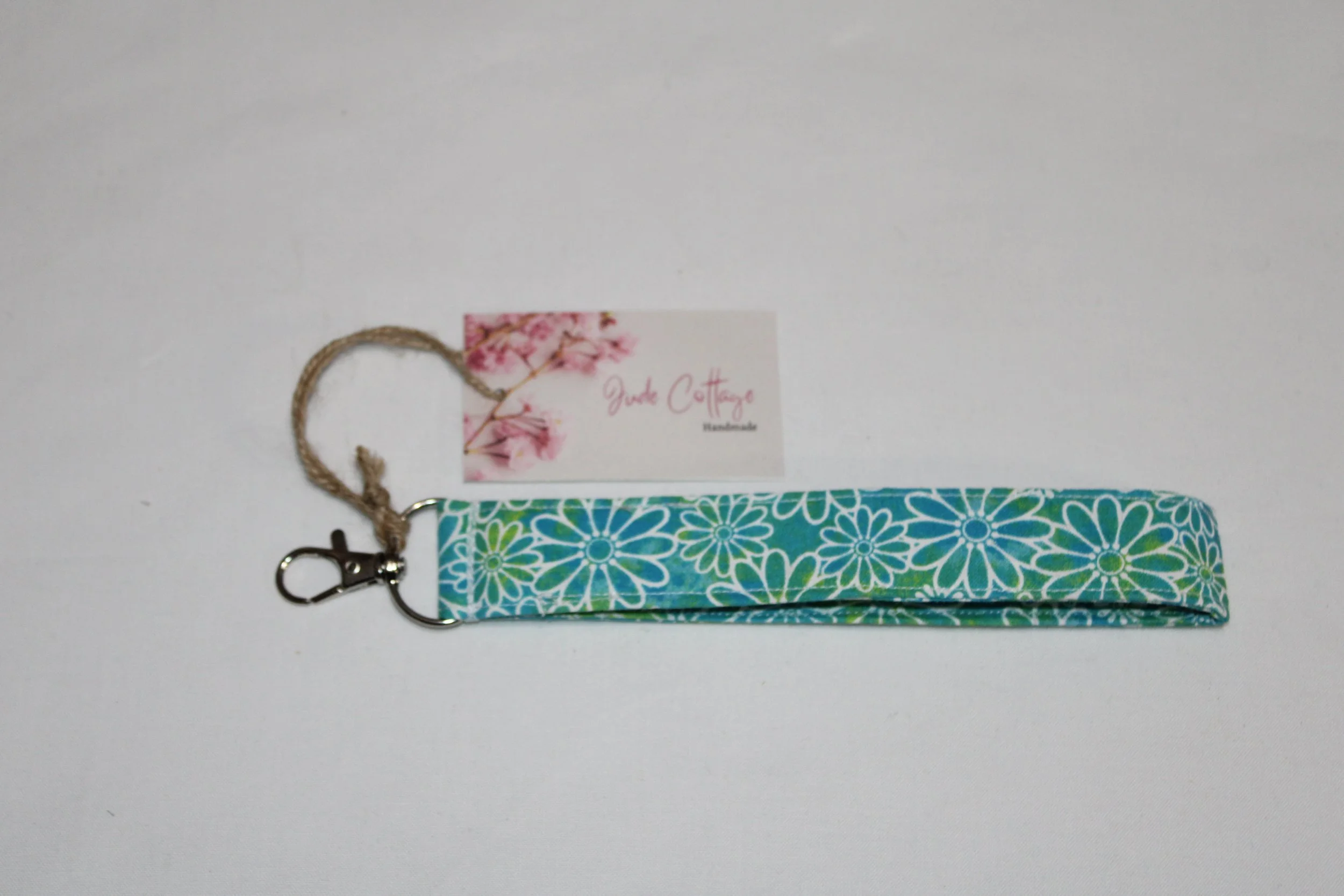Neon Daisy Wristlet