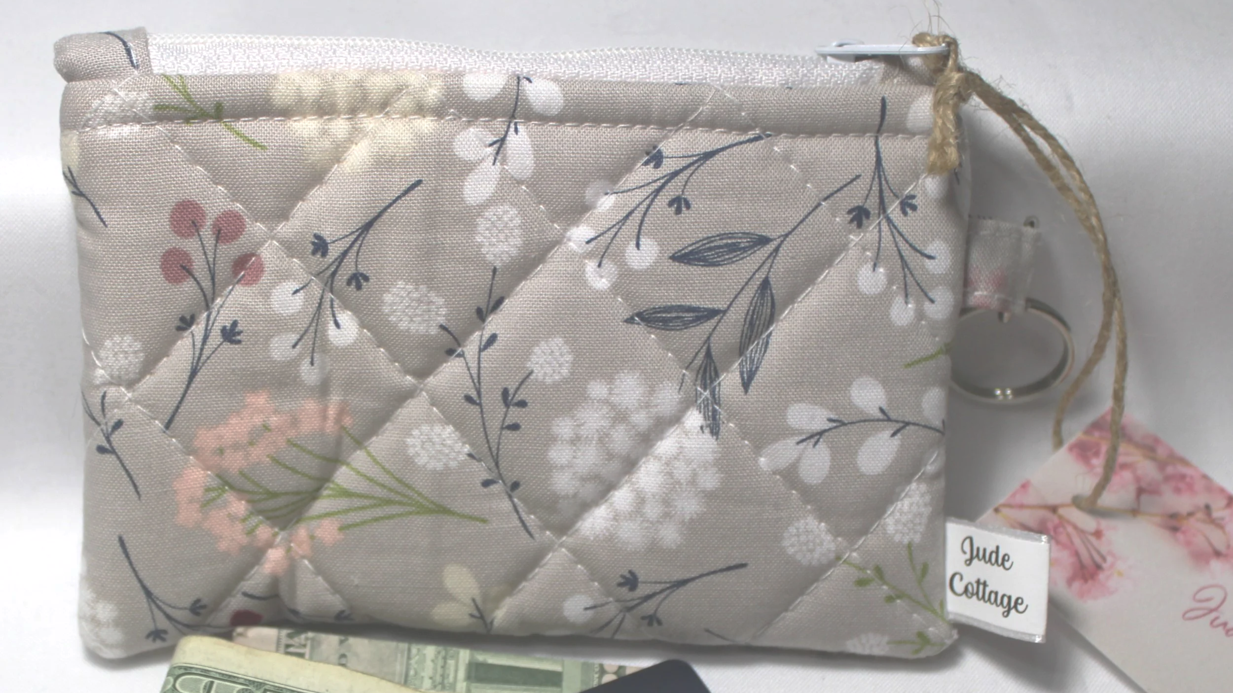 Dandelion Field Keychain Wallet