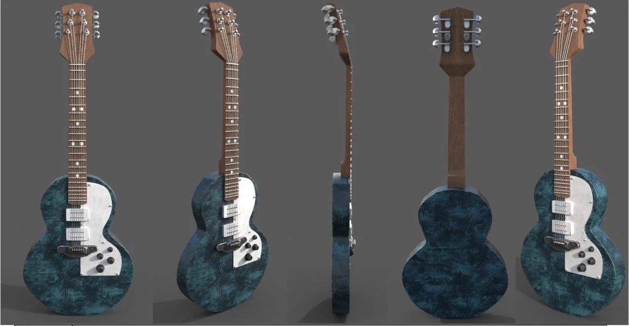 Rendered Guitar