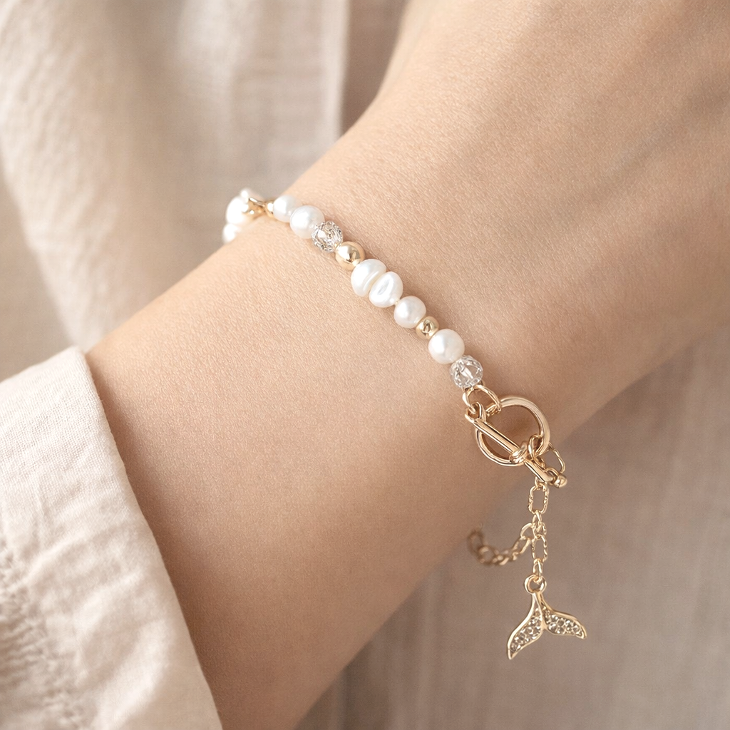 Pearl/Czech Beads Bracelet