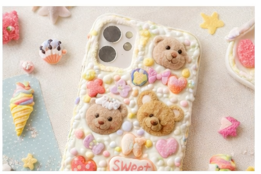 Cream Glue Phone Case