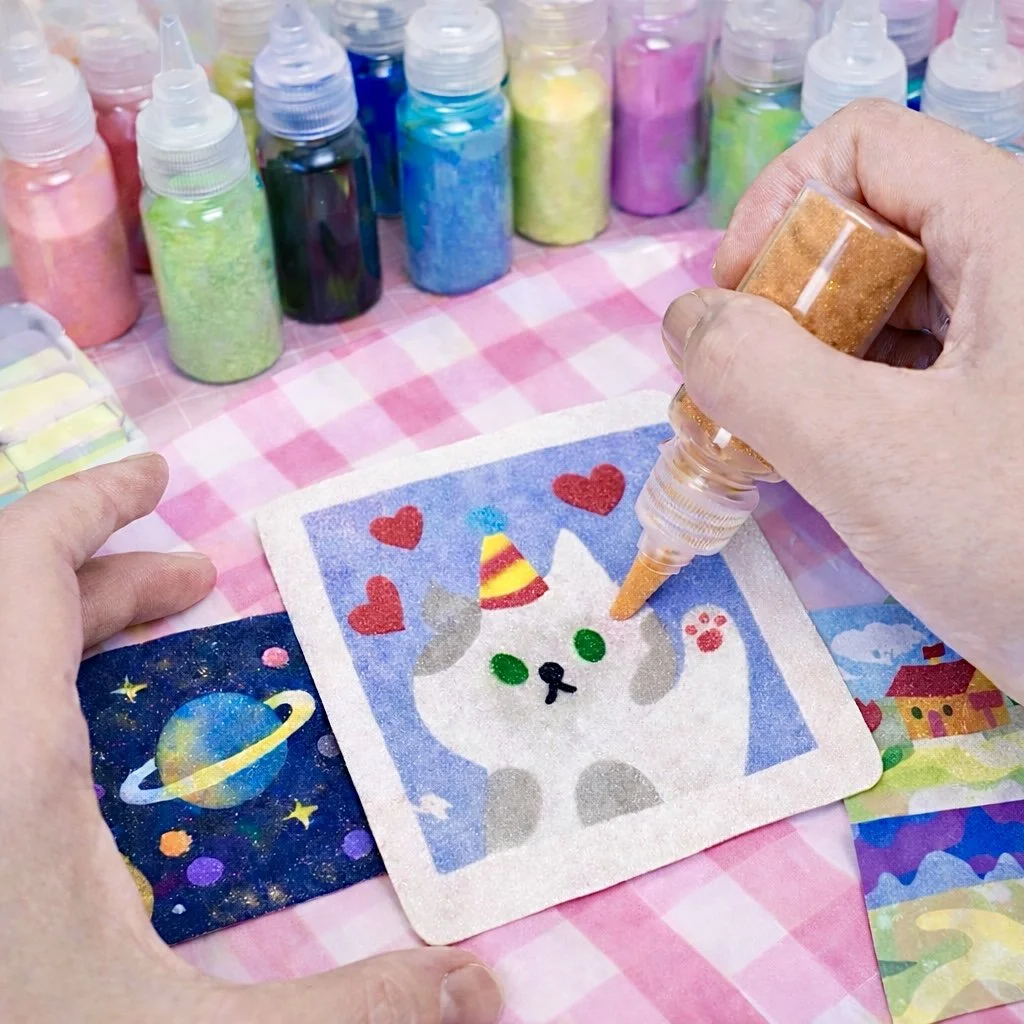 Sticker Sand Art Picture