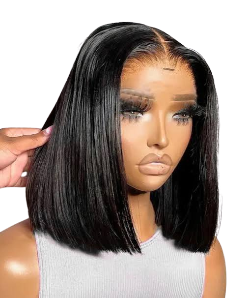 12” BLACK HD STRAIGHT BOB – 13x4