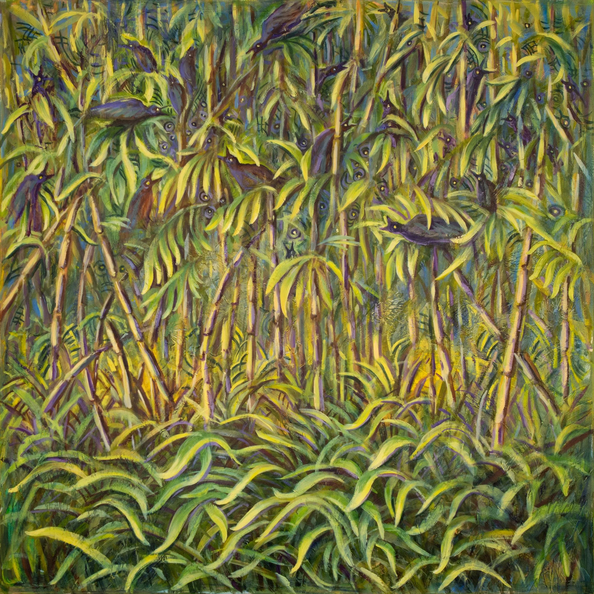Debate, Oil on canvas, 48x48