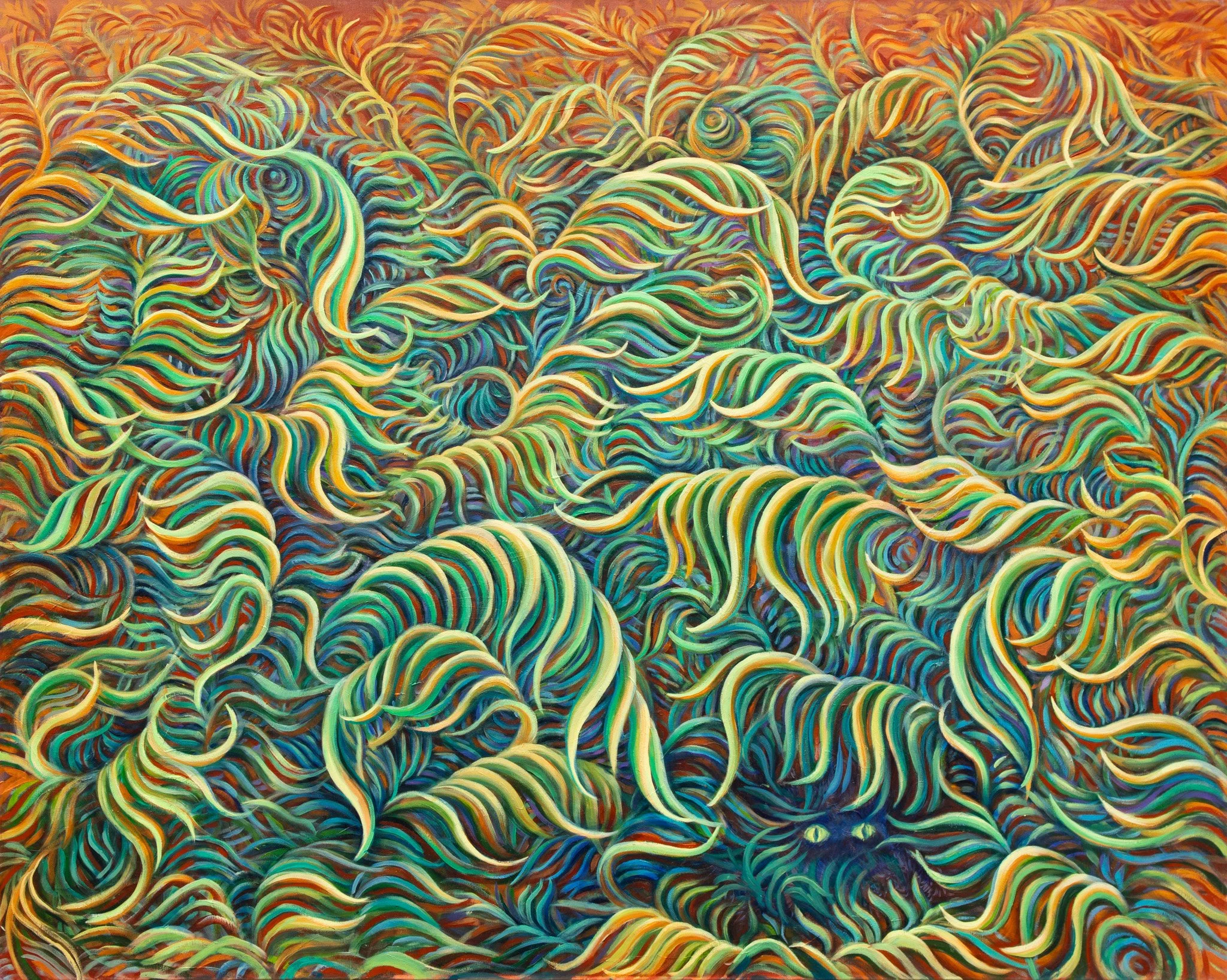 Watched, Oil on canvas, 48x60