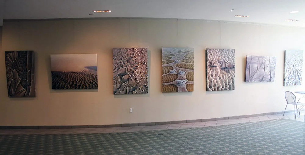 Reflections on the sand