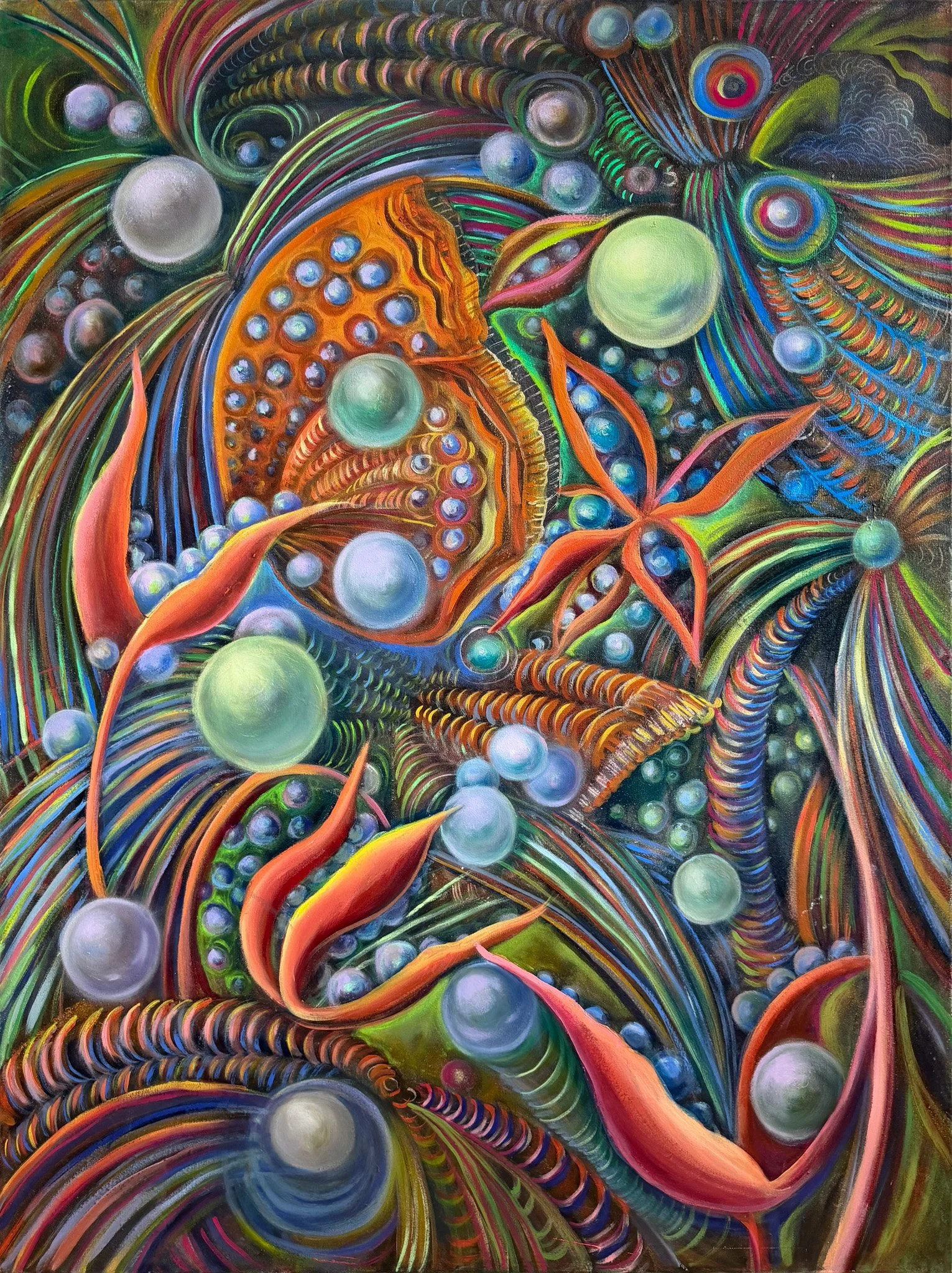 Chrysalis, Oil on canvas, 48x36