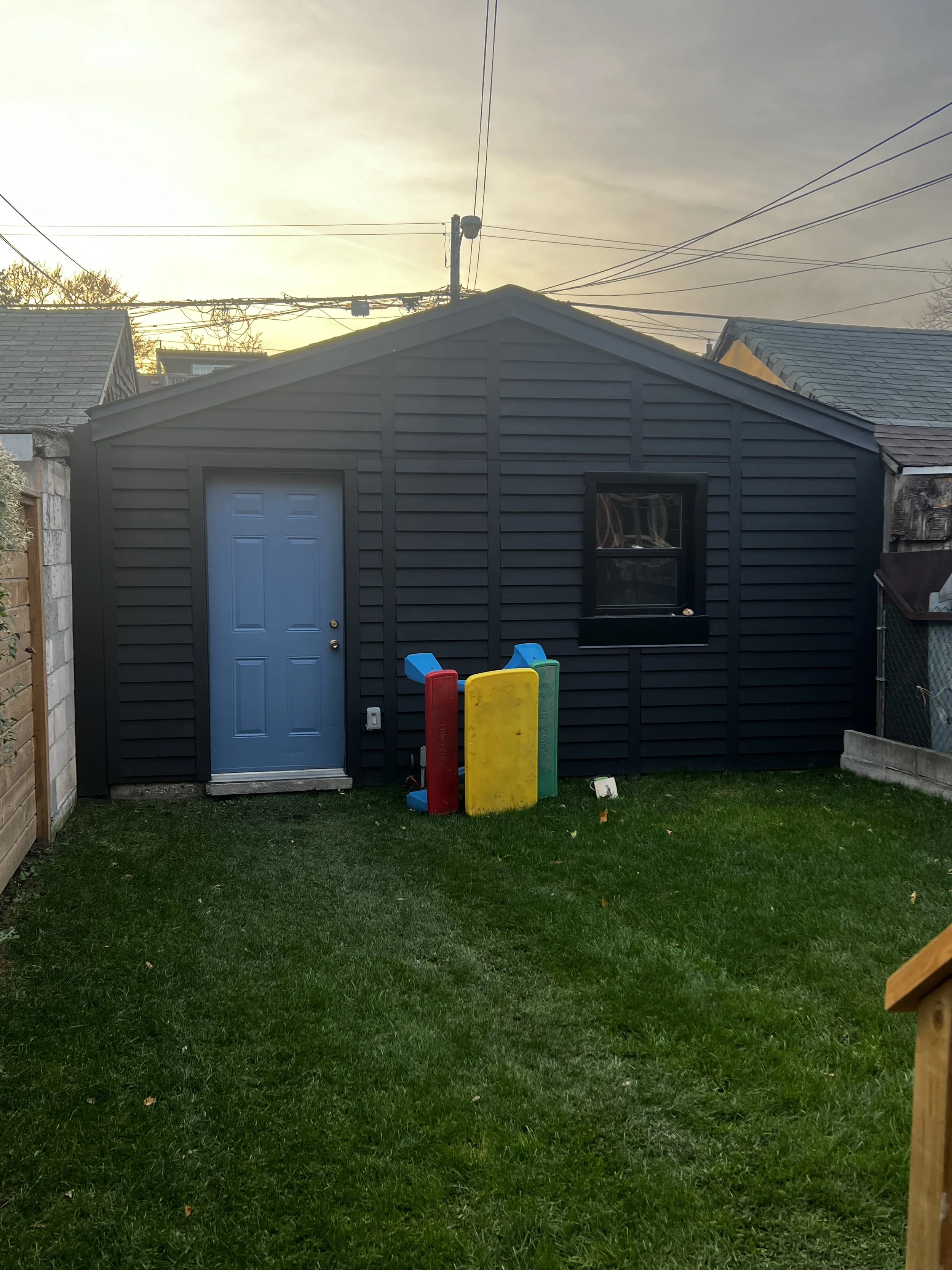 Oranssi project: studio shed