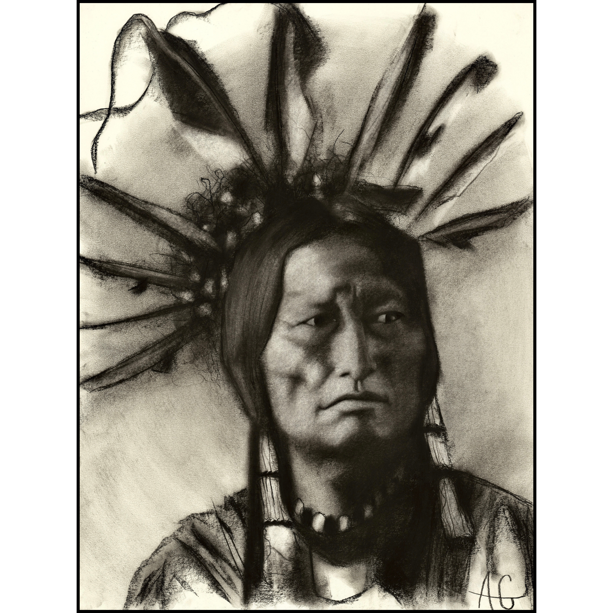 "Chief Many Horns" (He Ota)