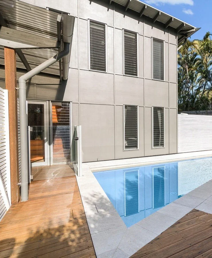 Queensland sub-tropical exterior exposed frame