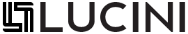 The word 'LUCINI' in black uppercase letters on a white background.