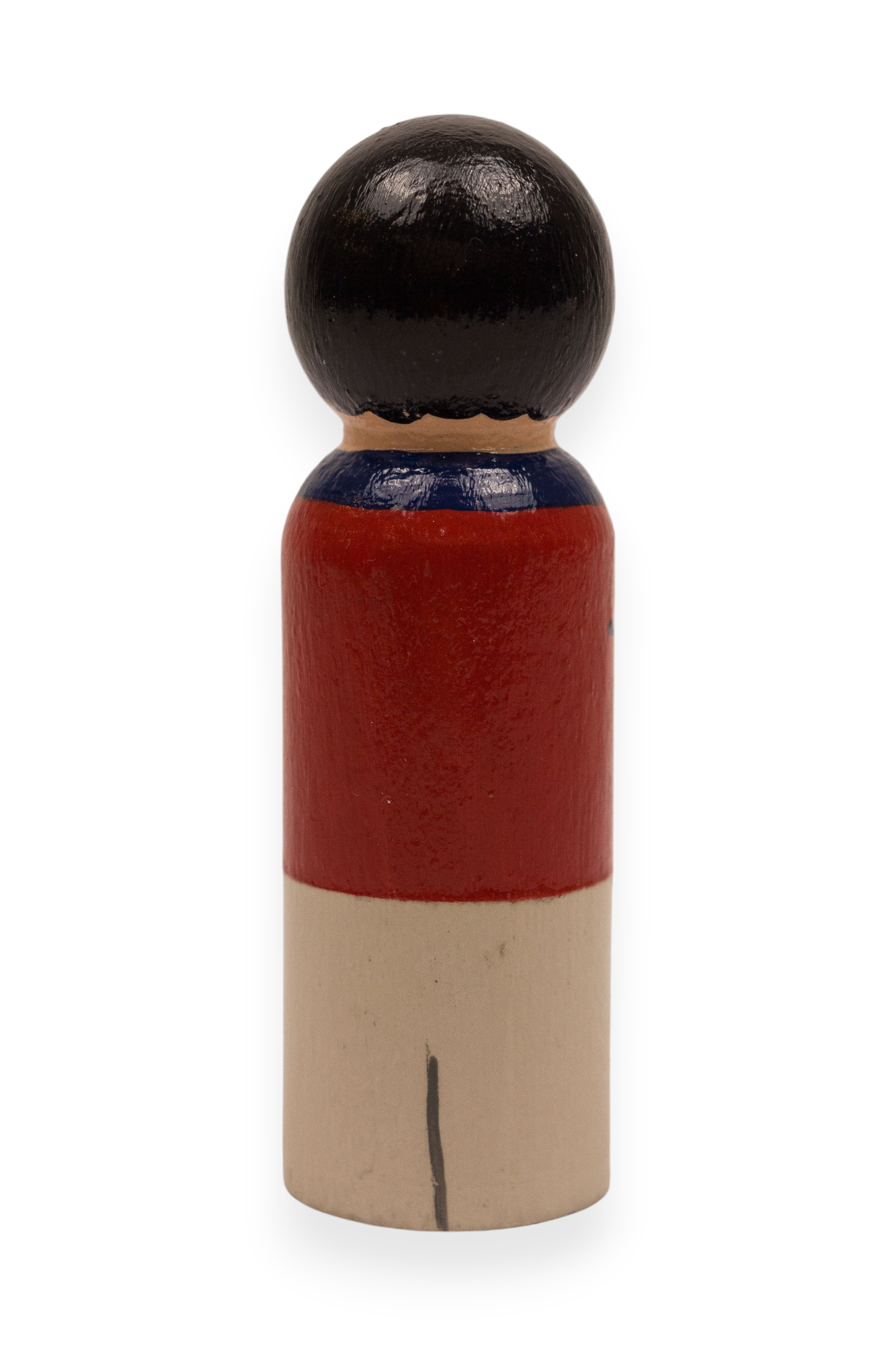 Wooden Peg Doll | St. Carlo Acutis (Back)