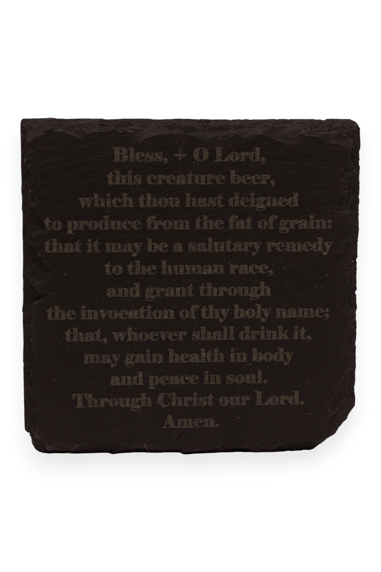 Slate Coaster | Beer Blessing (Rituale Romanum)