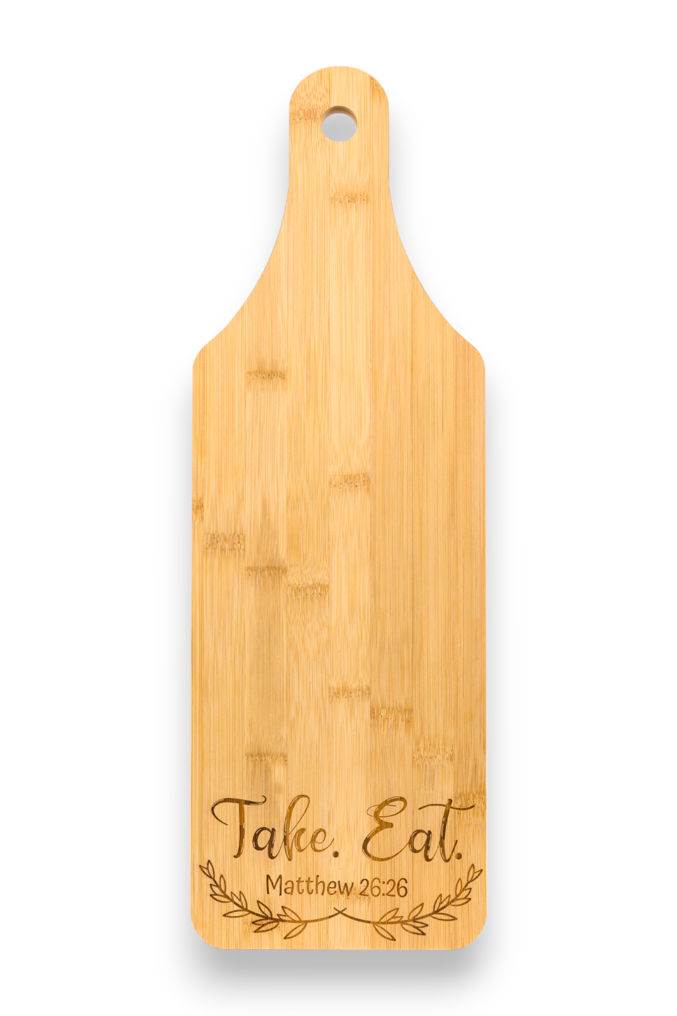 Engraved Serving Paddle | Matthew 26:26