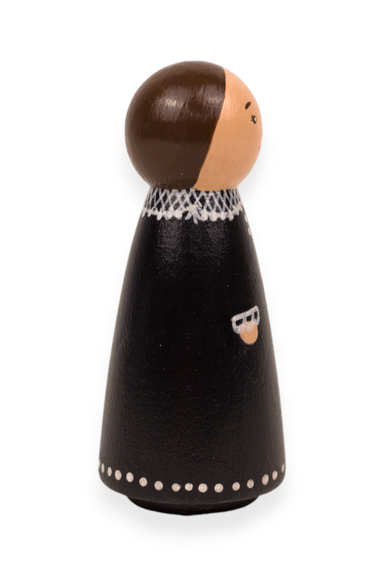 Wooden Peg Doll | St. Zélie Martin (Right)