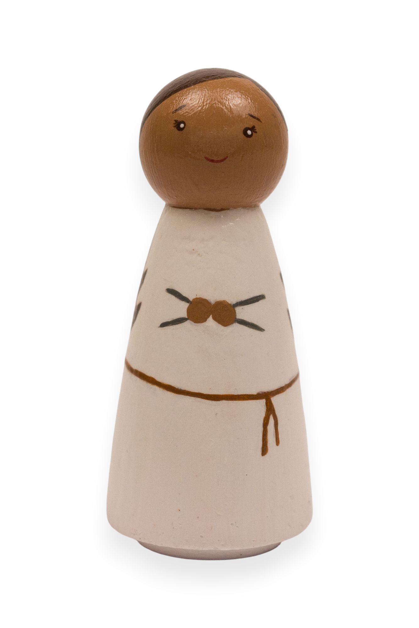 Wooden Peg Dolls | Mary, Mother of God Nativity (Front)