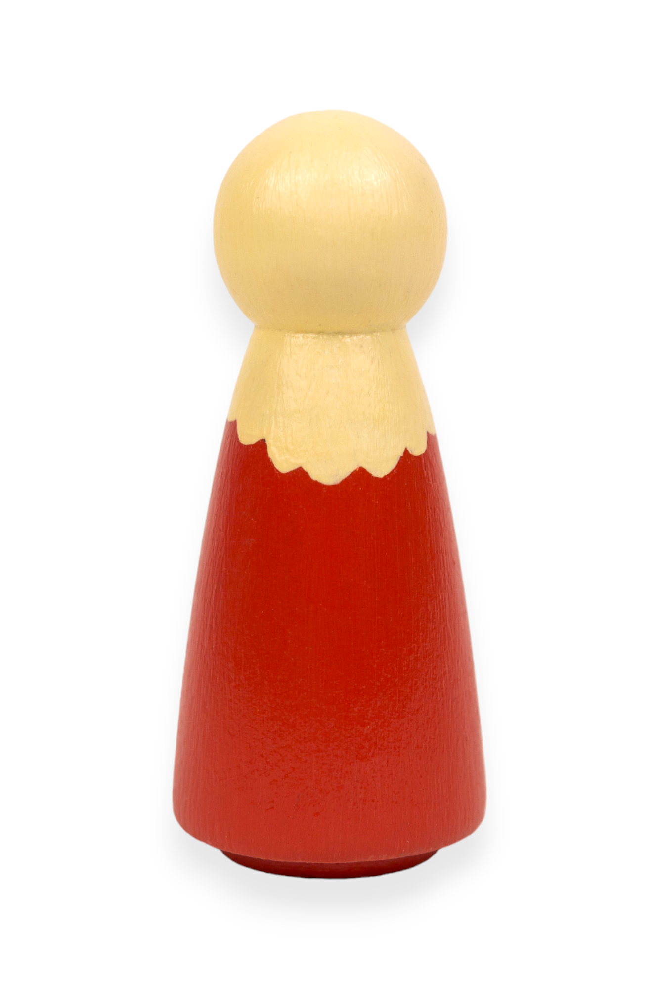 Wooden Peg Doll | St. Lucy (Back)