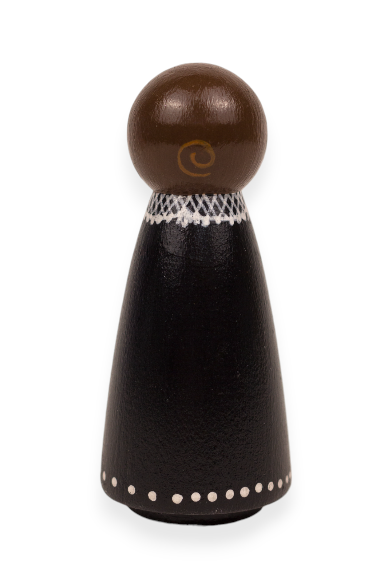Wooden Peg Doll | St. Zélie Martin (Back)