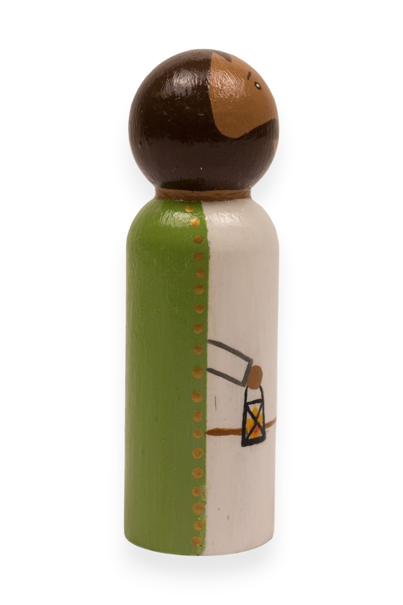 Wooden Peg Dolls | St. Joseph Nativity (Right)
