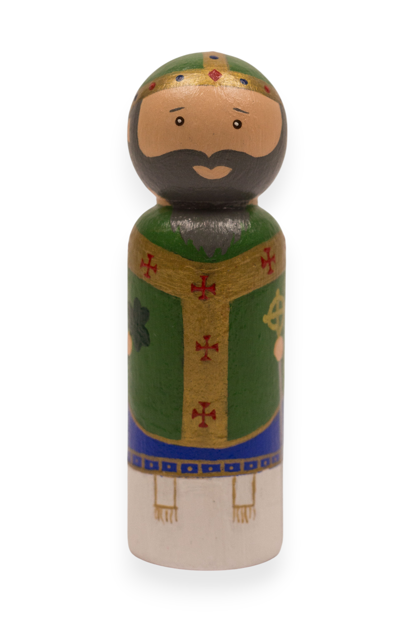 Wooden Peg Doll | St. Patrick