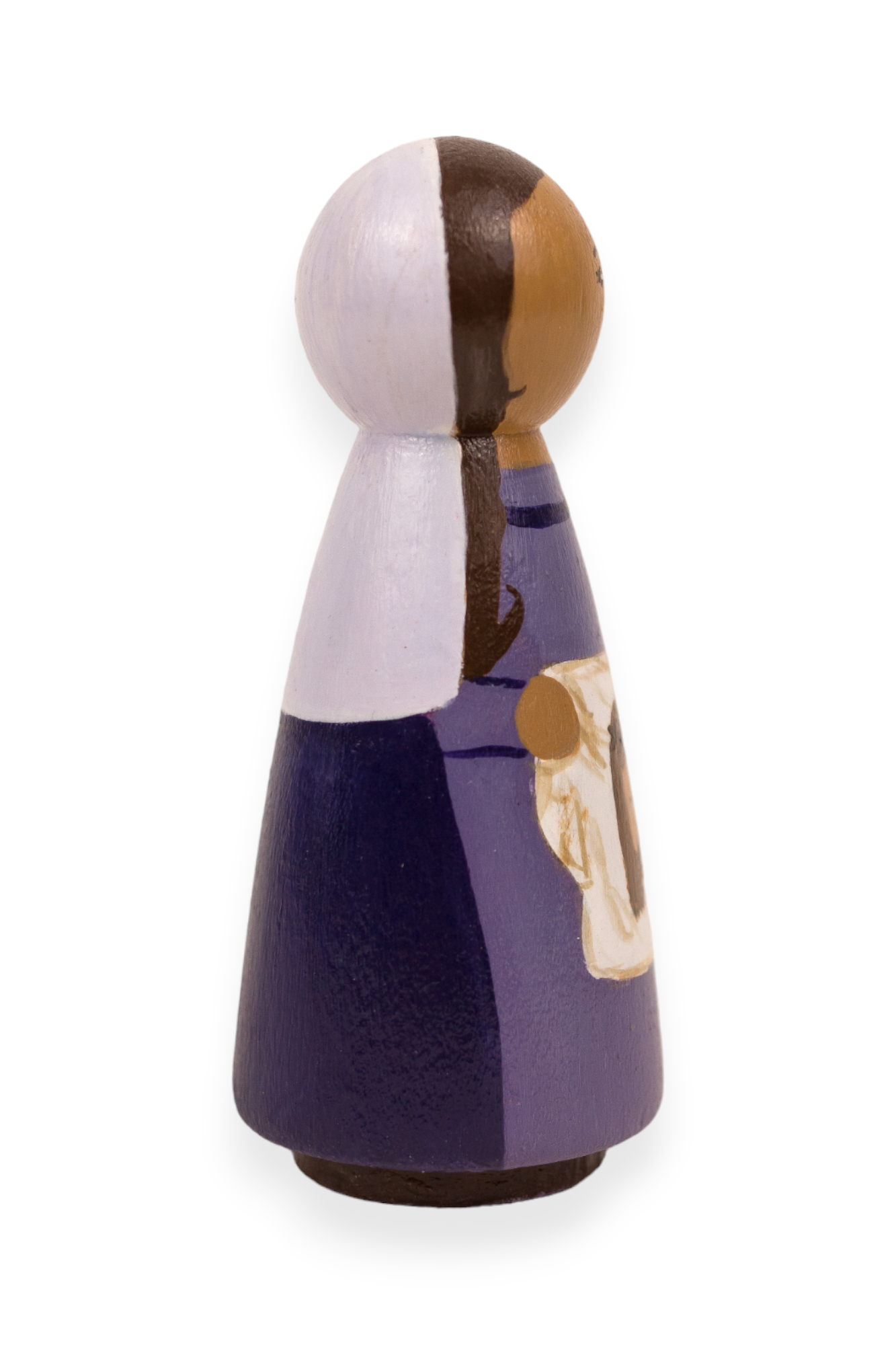 Wooden Peg Doll | St. Veronica (Right)